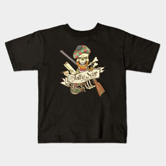 The Jolly Scot Kids T-Shirt by ZombieNinjas